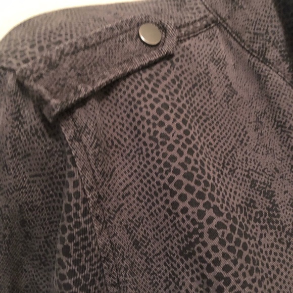 Rails Collins Jet Cobra Short Linen Blend Jacket In Jet XS Black Grey Pockets - Picture 12 of 14